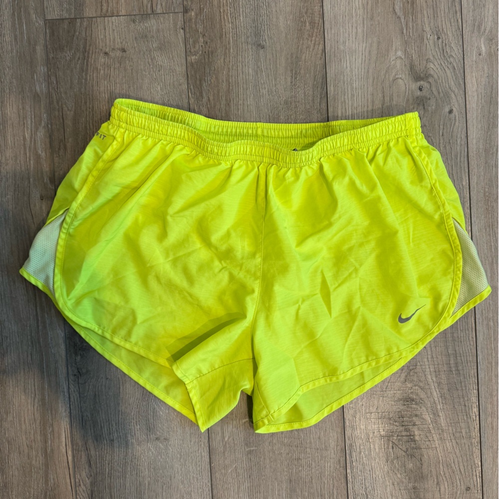Nike Neon Yellow Dri-FIT Shorts